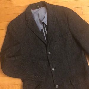 J. CREW Gray Yorkshire Tweed Moon Blazer 38R
